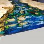 Custom river epoxy table l EPOXY DINING TABLE l Natural Wood Walnuts Table Decor