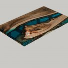 Deep Green Resin River Dining Coffee Center Table Top wooden Handmade Decor Art Deep Green Resin River Dining Coffee Center Table Top wooden Handmade Decor Art