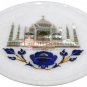 7" Marble Dish Plate Decorative Hallway Area Taj Mahal Inlay Art Christmas Gifts