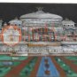 12"x12" Marble Black Side Table Top Inlay Taj Mahal Stone Art Living Room Decor