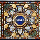 Marble Dining Table Top Marquetry Accent Inlay Stone Living Room Decor H3885