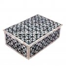 6"x4"x2" Marble Jewelry Box Mother of Pearl Inlay Precious Stone Gift Decor M095 6"x4"x2" Marble Jewelry Box Mother of Pearl Inlay Precious Stone Gift Decor M095