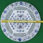 Marble Round Plate Lapis Lazuli Grill Inlay Home Occasional Decorative H4527