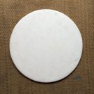20"x20" White Marble Round Plain Coffee Dining Table Top Home With beveled edge