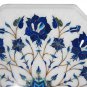 18" Marble Coffee Table Top Pietra Dura Lapis Lazuli Inlay Marquetry Furniture