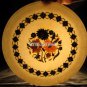 9" Marble Round Dish Plate Marquetry Lapis Inlay Floral Art Beautiful Decor Gift