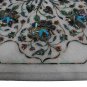 12" Marble Coffee Paua Shell Gemstone Inlay Table Top Marquetry Home Decorarive