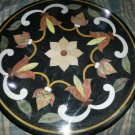 24" Black Marble Beautiful Coffee Table top Inlaid Mosaic Rare Home Decor New 24" Black Marble Beautiful Coffee Table top Inlaid Mosaic Rare Home Decor New