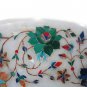 24" Marble Coffee Table Top Multi Stunning Inlay Floral Art Christmas Gift Decor