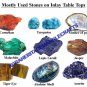 12'' White Marble Tiles/Plate Gemstone Malachite Inlay Kitchen Decor H3712