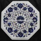 12'' Marble Top Coffee Table Lapis Lazuli Inlay Mosaic Arts Bedroom Decor H3108 12'' Marble Top Coffee Table Lapis Lazuli Inlay Mosaic Arts Bedroom Decor H3108