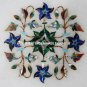 Marble Coffee Kitchen Table Top Floral Handicraft Inlay Housewarming Gift H1432
