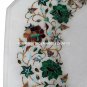 Marble Coffee Kitchen Table Top Floral Handicraft Inlay Housewarming Gift H1432