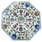 White Marble Coffee Table Marble Center Table Pietradure Inlay Home Decor H3066