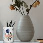White Marble Handmade Pen Holder Collectible Lapis Inlaid Marquetry lattice Arts