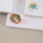 White Coasters Set Handmade Natural Marble Inlay Art Drink Coaster Table Decor