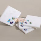 Marble Inlay Coasters Set 4 Piece Plate Inlay Butterfly New Home Gifts Decor Art