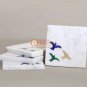 White Marble Coasters Plate Premium Quality Handmade Stone Inlay Art Dining Deco