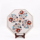 Marble Top Kitchen Table Carnelian Semi Precious Floral Art Corridor Decor Gifts