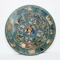Antique Green Marble Top Restaurant Table Multi Stone Marquetry Design Home Deco