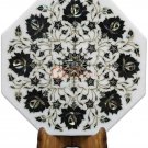 12"x12" Marble White Decorative Wall tile Inlay Black z Floral Design Home Decor 12"x12" Marble White Decorative Wall tile Inlay Black z Floral Design Home Decor