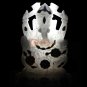 6" Marble White Idol Ganesh Religious Sculpture Semi Precious Floral Inlaid Arts
