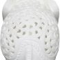 4" Marble Handmade Trunk Up Elephant Statue Filigree Inlaid New Year Eve Gifts