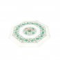 Marble White Corridor End Table Top Malachite Pietradura Floral Design Decor Art