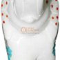 6" White Handmade Decorative Elephant Statue Semi Precious Inlaid Columbus Gifts