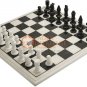 White Marble Chess Set With Chess Pieces King Handmade Mosaic Stone Art Decor