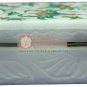 4"x3"x2" White Jewelry Vinatge Box Malachite Inlay Floral Marqutery Art Gift Her