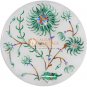 2"x2" Marble White Trinket Ring Box Malachite Inlay Floral Birthday Gifts Decor