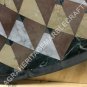 36" Marble Round Coffee Center Table Top Mosaic Inlay Cubes Furniture Decor E592