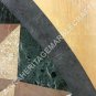 36" Marble Round Coffee Center Table Top Mosaic Inlay Cubes Furniture Decor E592