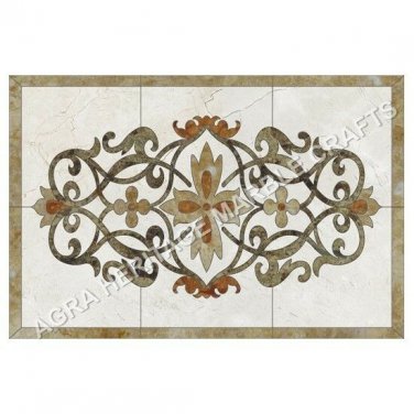 4'x2' Marble Contemporary Dining Table Top Inlay Stunning Art Garden Decor H4999