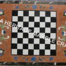 4'x2' Marble Black Chess Dining Table Top Parrot Inlay Design Living Decor E1197 4'x2' Marble Black Chess Dining Table Top Parrot Inlay Design Living Decor E1197