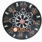 36" Round Marble Custom Office Table Top Marquetry Inlay Furniture Decor H5675A 36" Round Marble Custom Office Table Top Marquetry Inlay Furniture Decor H5675A