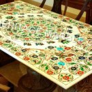 6'x4' Marble Top Dining Living Room Table Top Inlay Marquetry Garden Decor E771A 6'x4' Marble Top Dining Living Room Table Top Inlay Marquetry Garden Decor E771A