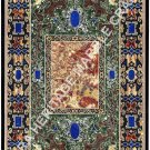 6'x4' Black Marble Countertops Table Pietra Dura Lapis Inlay Deisgn Decor E763