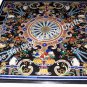 54"x54'' Inlaid Big Table Top Sqaure Shape Exclusive Semi Precious Pietra Dura