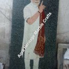 72"x36" Marble Mosaic Table Top Indian Prime Minister Narendra Modi Tapestry Art