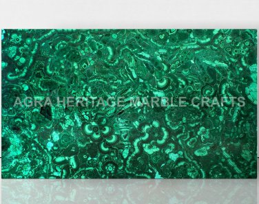 4'x3' Malachite Random Inlaid Stone Buy Marble Dining Room Home Table Top H4754A