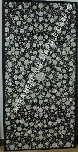 6'x3' Exclusive Marble Dining Top Table Mother of Pearl Inlay Patio Decor H3457A
