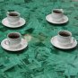 4'x4' Marble White Coffee Table Malachite Gemstone Patio Art Christmas Gift Deco