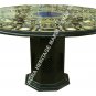 42" With Stand Marble Round Dining Conference Table Top Pietra Dura Inlay H3449A