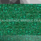 6'x3' Marvelous Marble Green Dining Room Table Top Malachite Inlay Decor H4704C