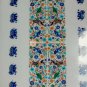 48"x30"  White Marble Coffee Table Top Peacock Design