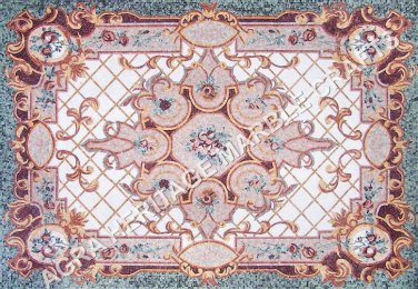 5'x4' Marble Dining Hallway Table Top Pietra Dura Inlay Outdoor Arts Decor H5055