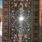 7'x4' Buy Marble Dining Table With Black Top Marquetry Inlay Hallway Decor E944