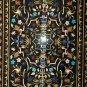 7'x4' Buy Marble Dining Table With Black Top Marquetry Inlay Hallway Decor E944